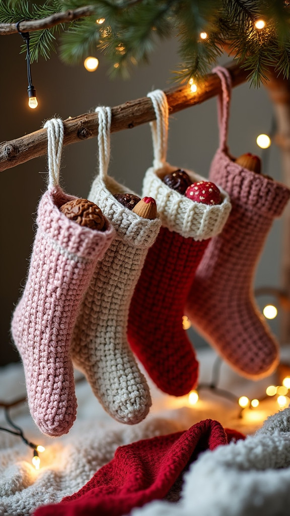 Easy Crochet Christmas Stockings