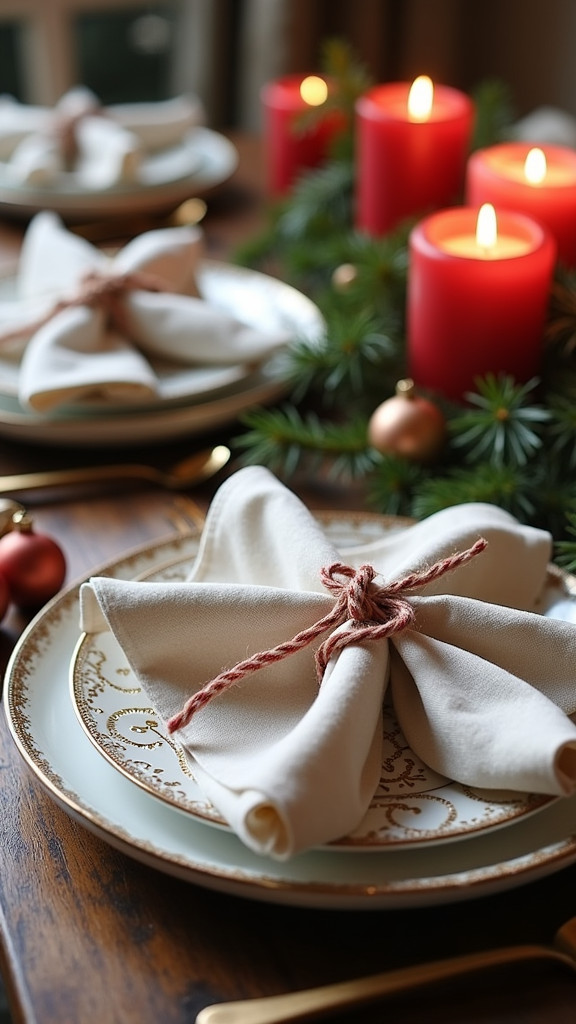 Festive Napkin Folding Techniques