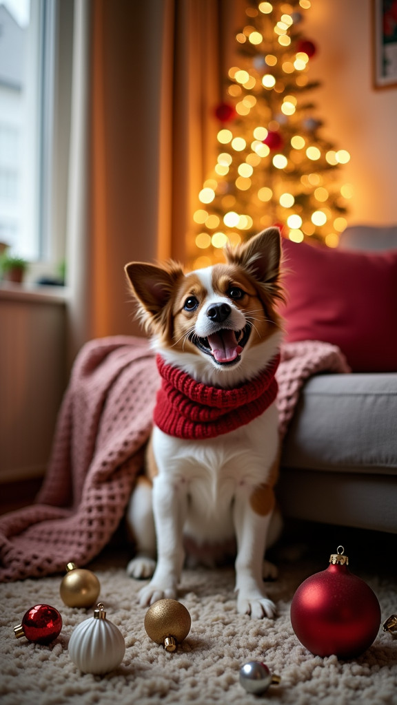 Incorporate Your Pet in a Festive Photo Shoot