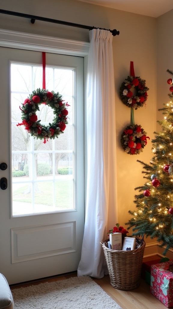 Quick and Easy Crochet Christmas Wreaths