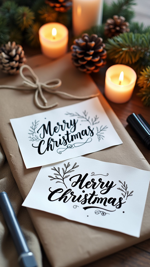 Use Calligraphy to Enhance Your Card’s Elegance