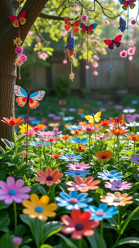 Use Paint Samples for Garden Art