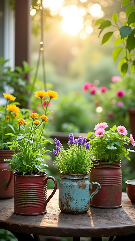 Use Recycled Containers for Planting