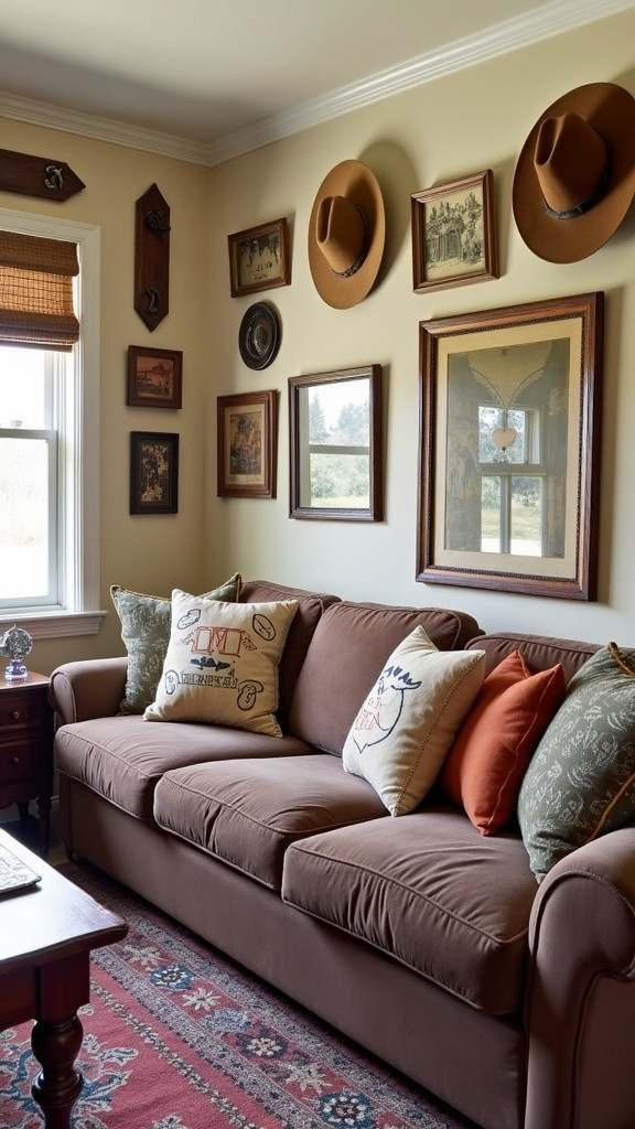 10. Decorate with Western-Themed Wall Art