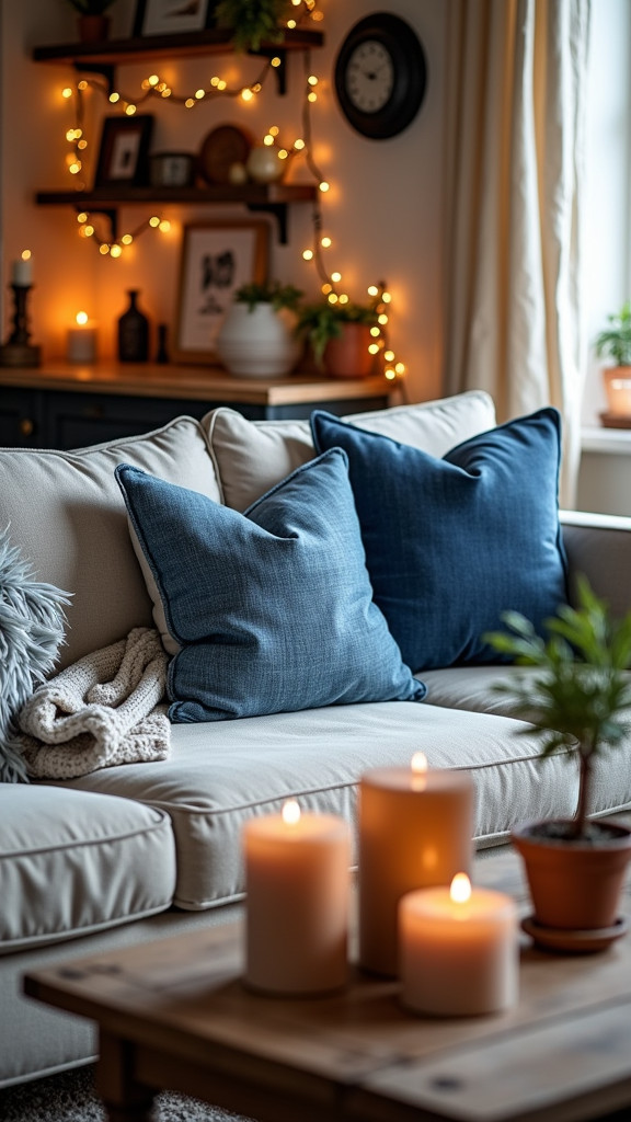 13. Use Worn Denim in Throw Pillows