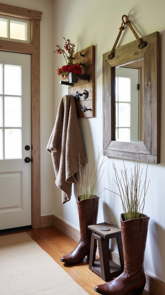 17. Create a Western-Style Entryway