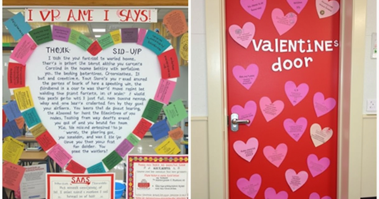 30 Heartfelt Valentine's Door Decorations for Your Classroom