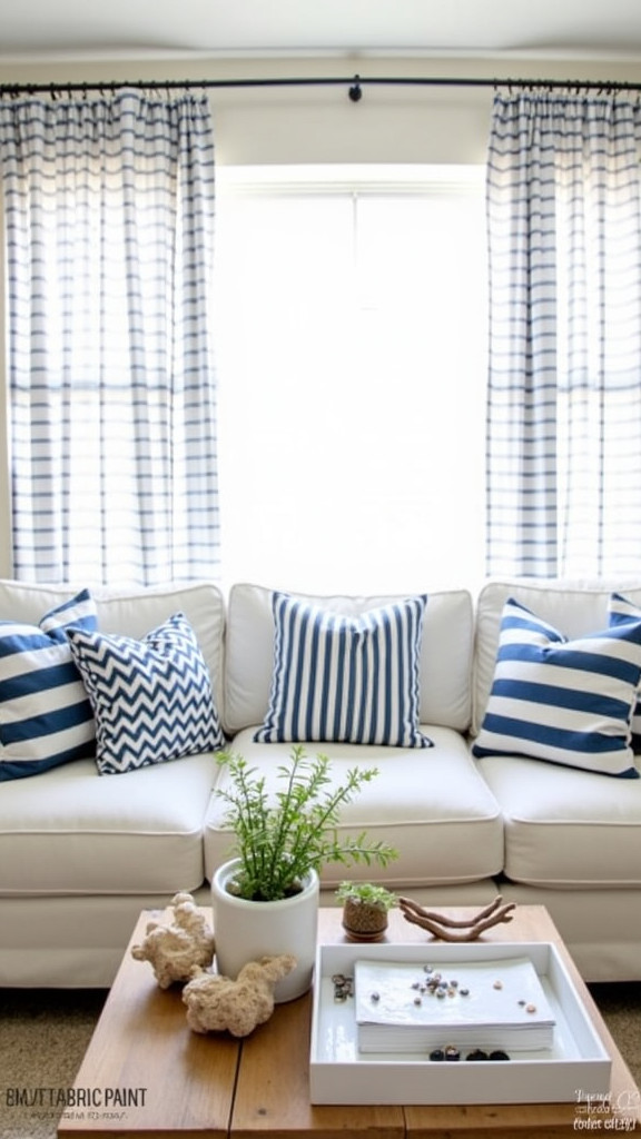 Add Nautical Stripes to Fabrics