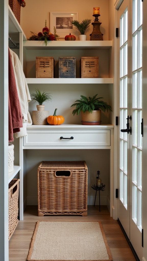 Add a Hidden Laundry Hamper