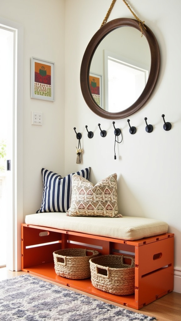 Create a Dressing Area with a Bench