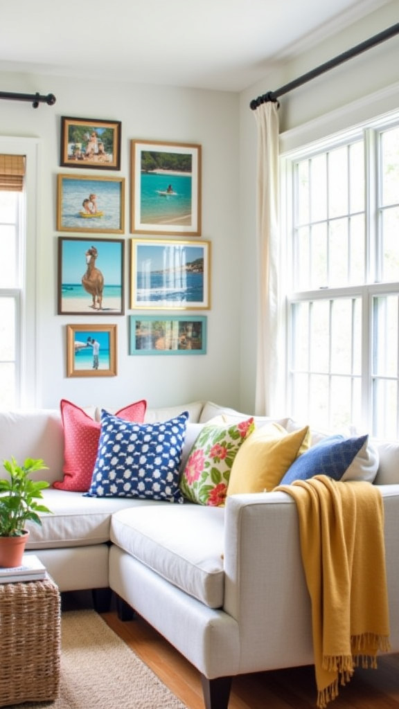 Create a Gallery Wall with Beach Photos