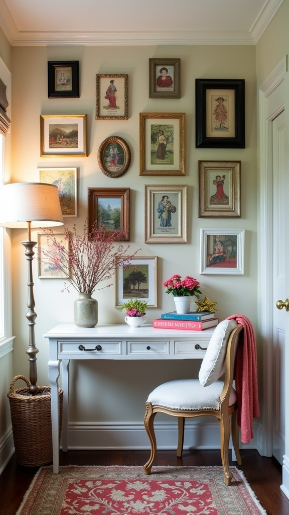 Create a Gallery Wall with Vintage Frames