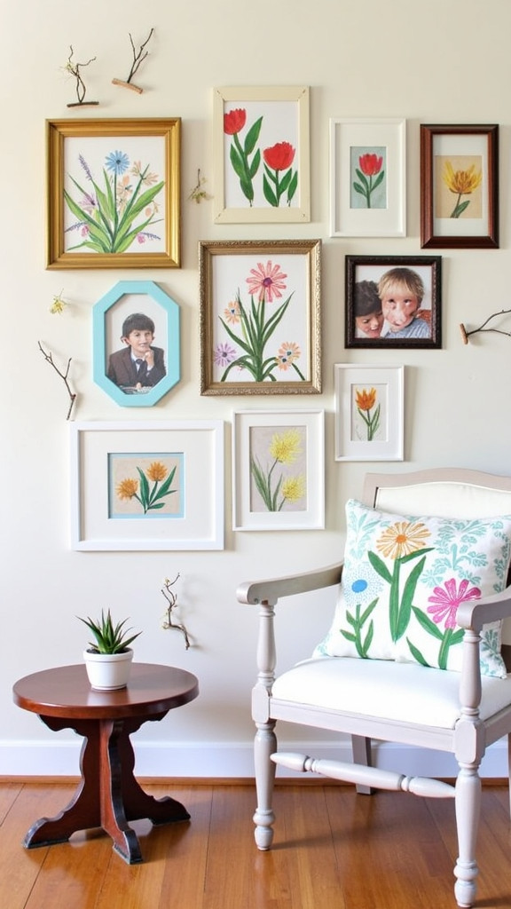 Create a Spring-inspired Gallery Wall