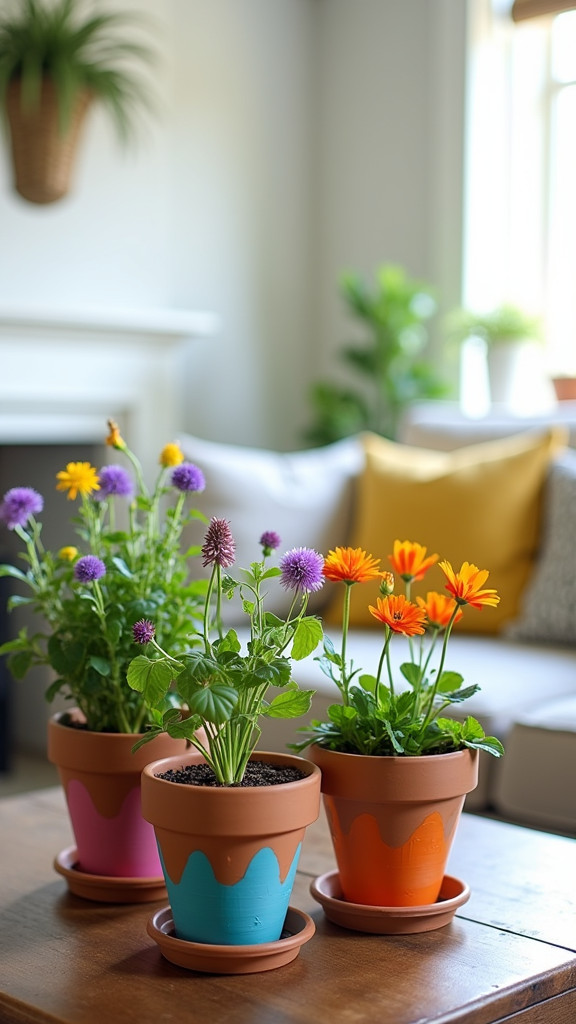 DIY Painted Flower Pots for a Personal Touch