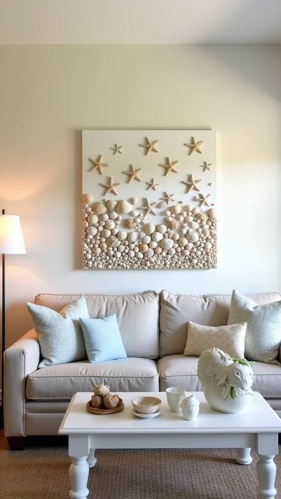 Hang Seashell or Coral Art