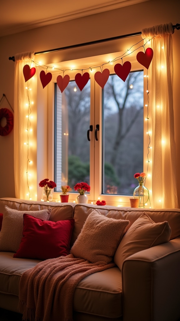 Hang String Lights for a Warm Glow