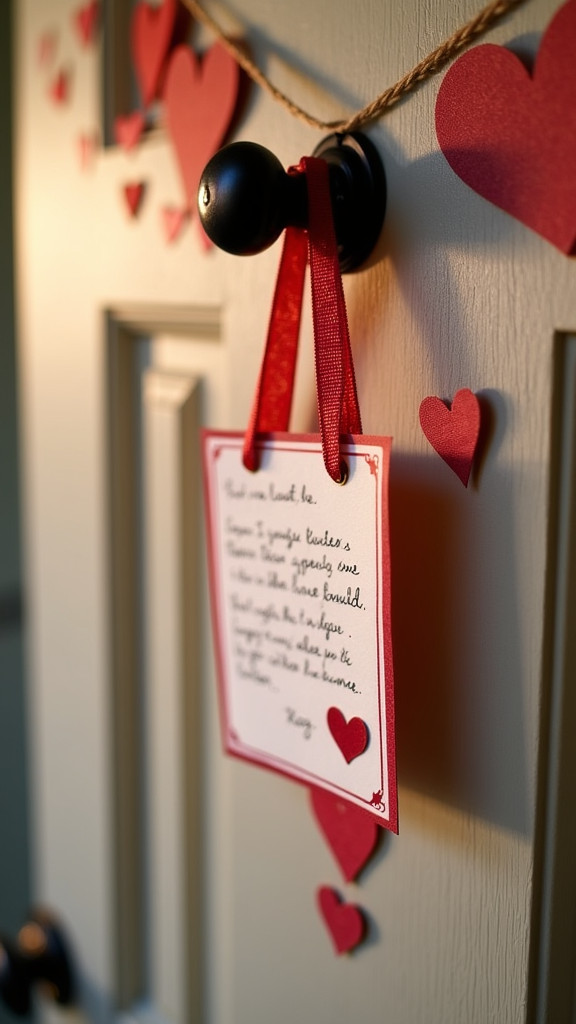 Hang a Miniature Love Letter