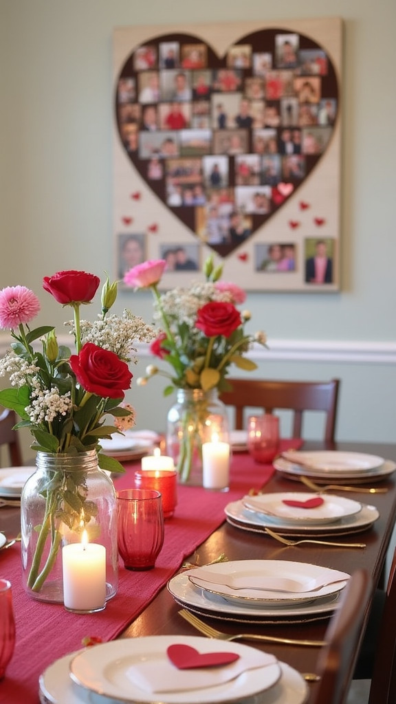 Include Personal Photos as Table Decor