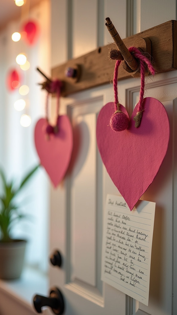 Include a Poem or Love Letter on the Hanger