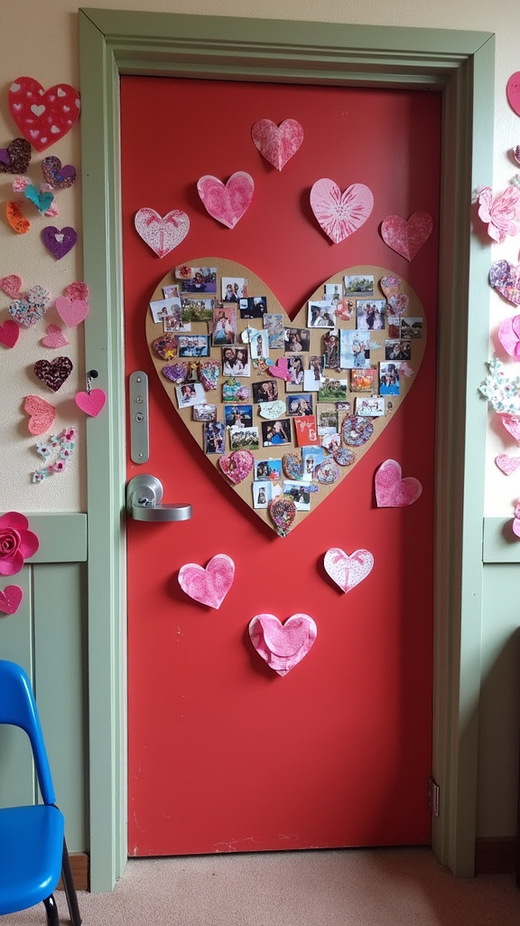 Incorporate Classroom Photos in a Heart Frame