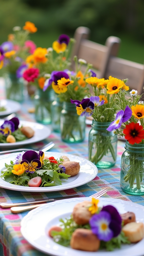 Incorporate Edible Flowers for a Unique Flair