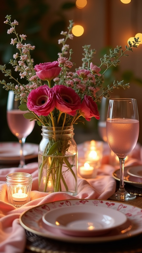 Incorporate Fresh Flowers for a Touch of Romance