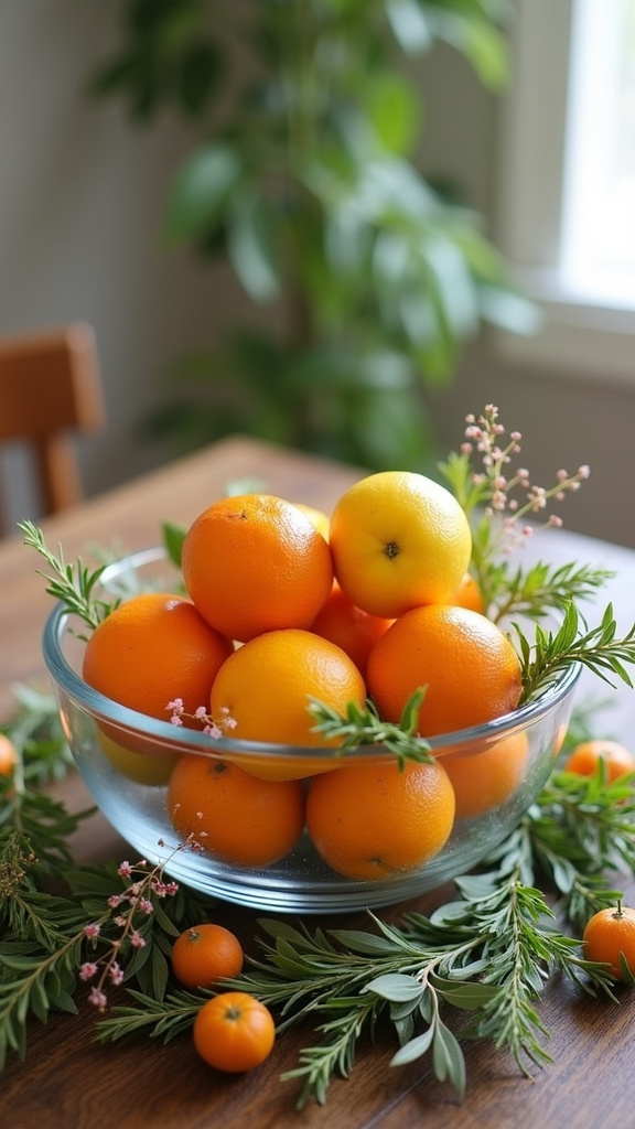 Incorporate Seasonal Fruits as Centerpieces