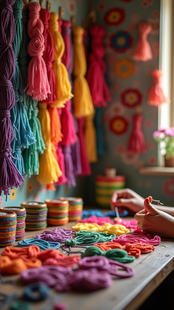 Make Colorful Friendship Bracelets