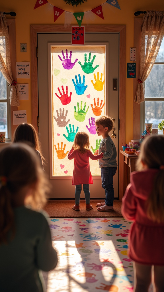 Make a Friendship Theme with Handprints