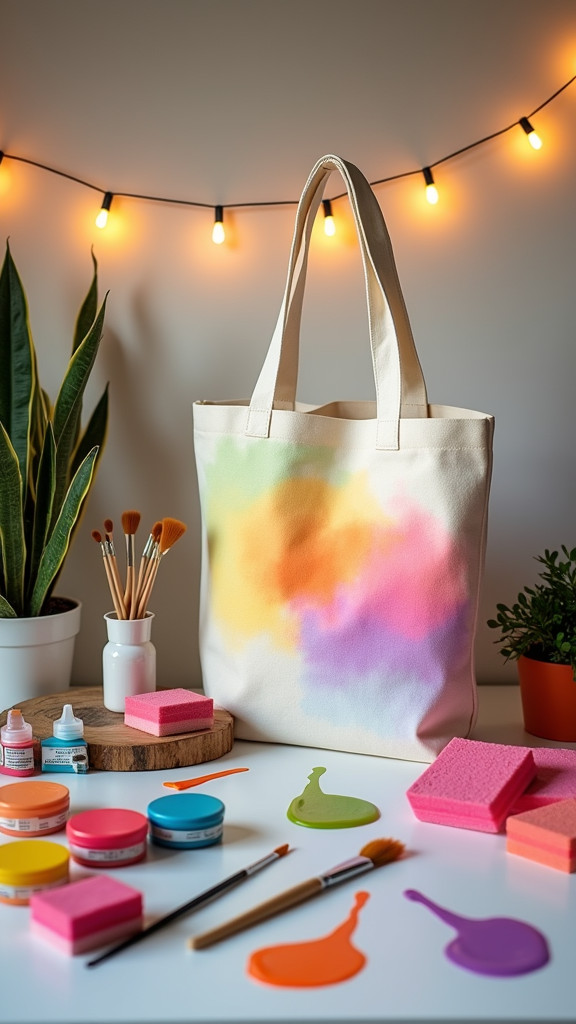 Make a Rainbow-Gradient Tote Bag