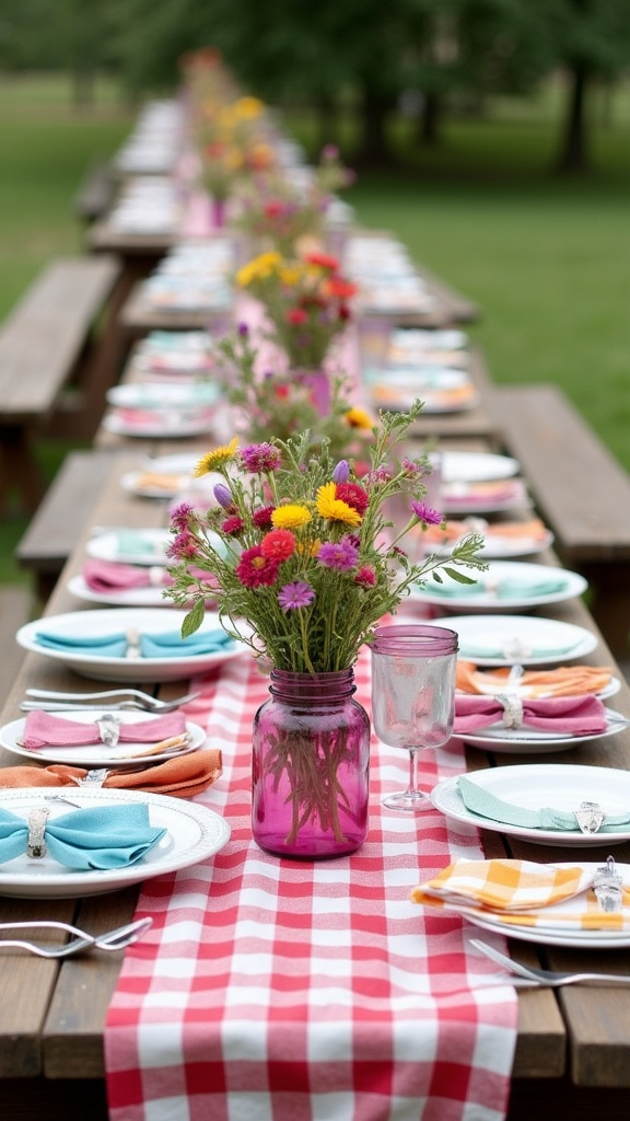 Opt for Outdoor Dining with Picnic-Style Tablescapes