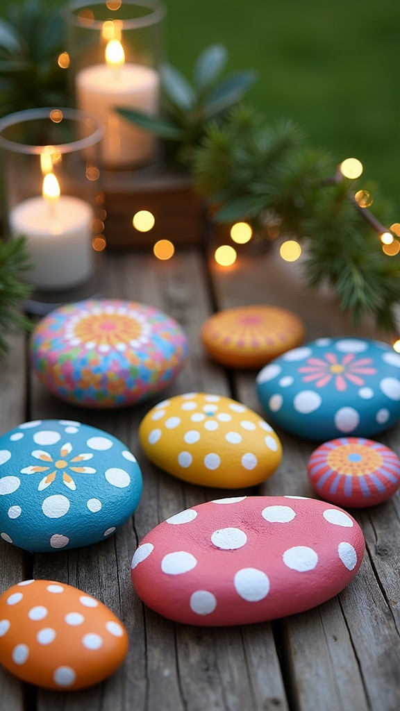 Paint Rocks with Fun Patterns