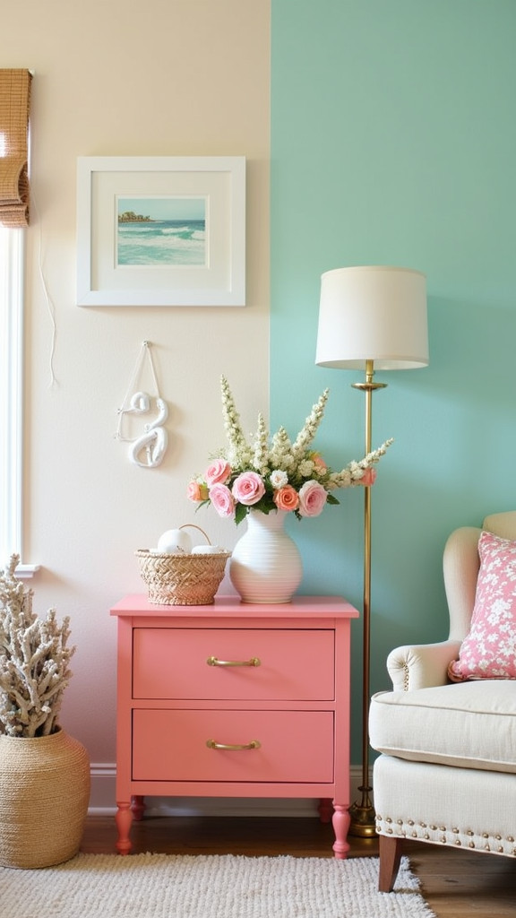 Paint an Accent Wall in Ocean Colors