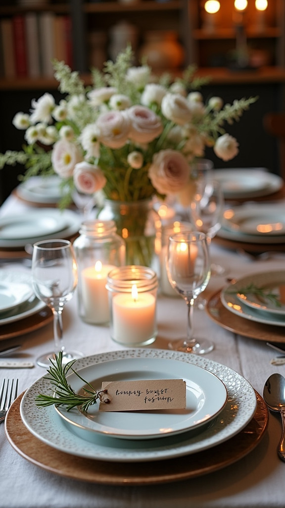 Set Up a Romantic Dining Table