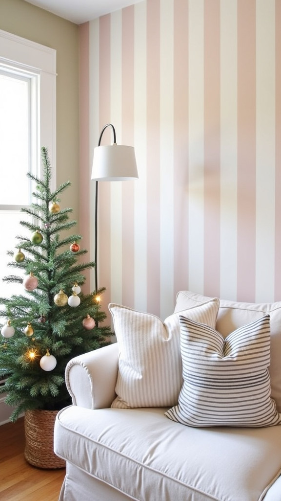 Transform a Small Space with Vertical Stripes