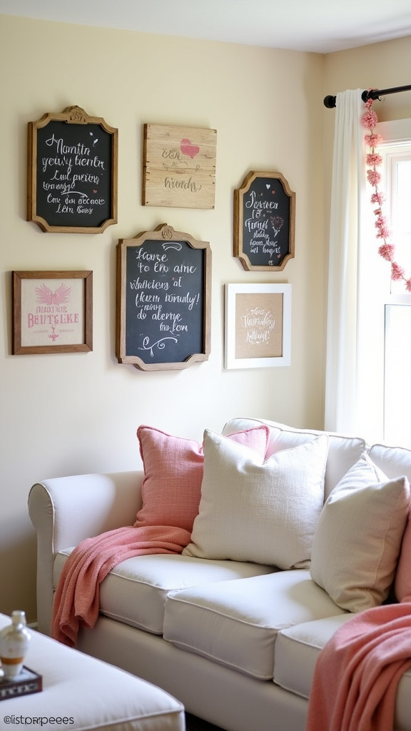 Use Chalkboard Signs for Sweet Messages