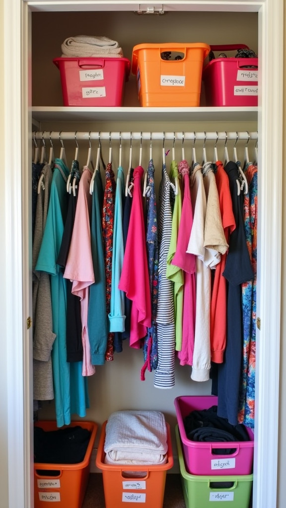 Use Color Coding for Easy Outfit Selection