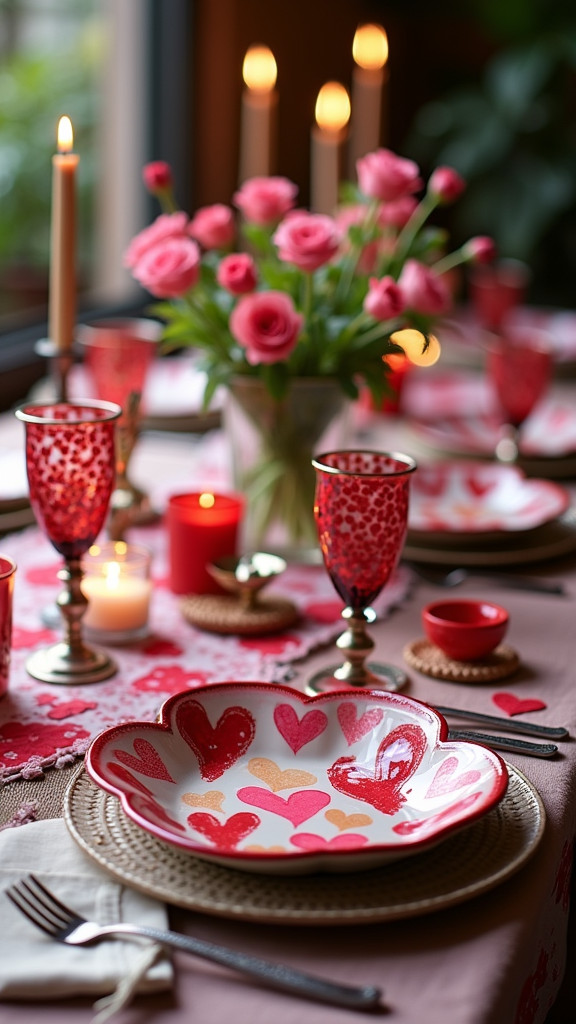 Use Heart-Shaped Tableware for Fun