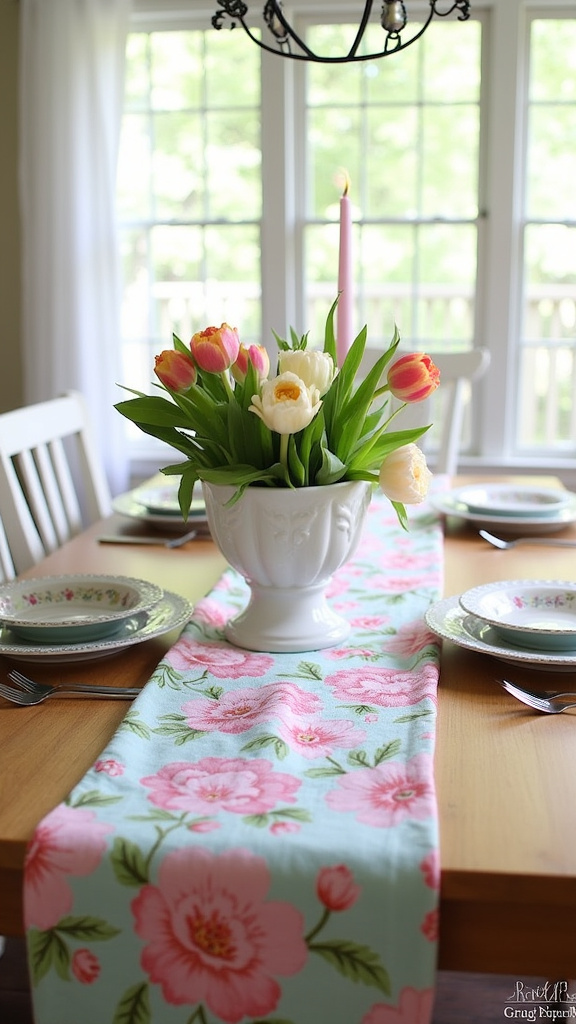 Use Seasonal Table Runners for Added Interest