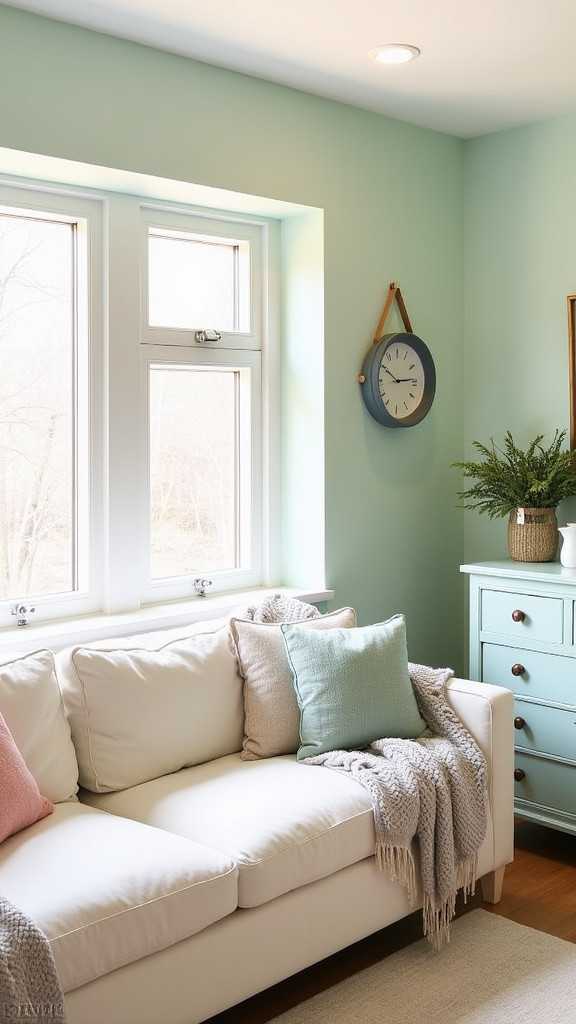 Use Soft Pastels for a Serene Atmosphere