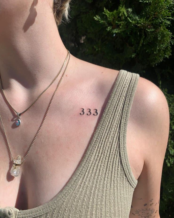 20 Exciting 333 Tattoo Ideas To Inspire You To Chase Your Goals