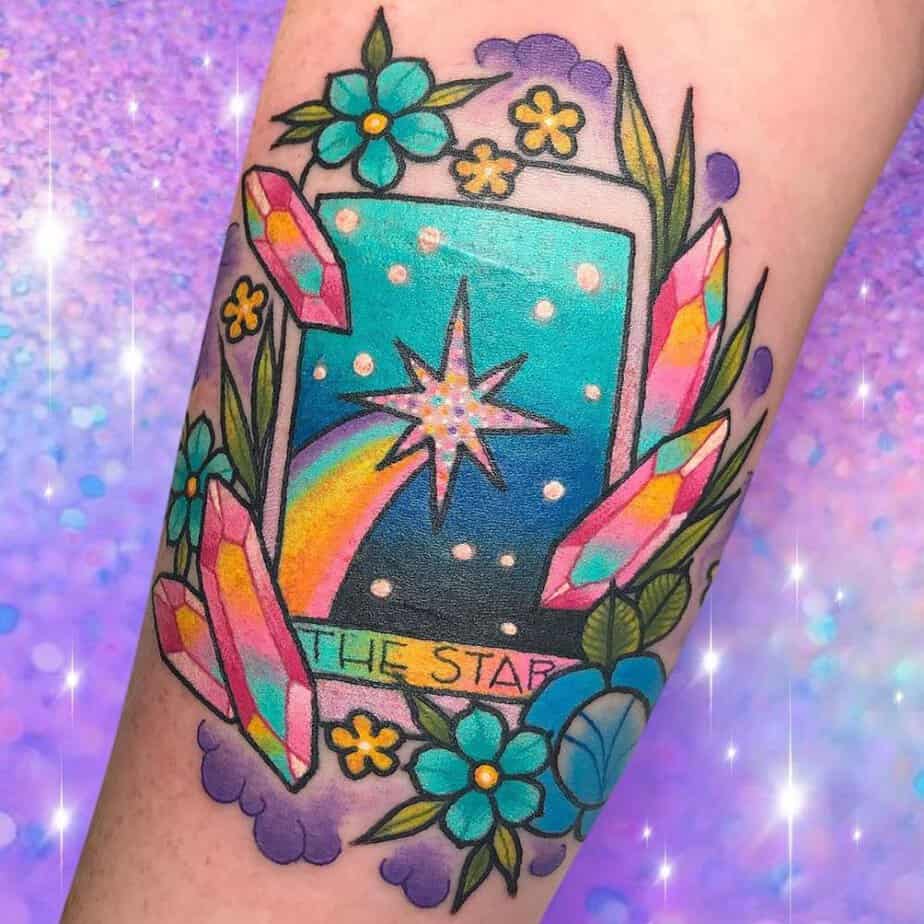 The star tarot tattoo