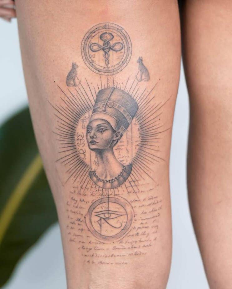 Royal and mystical Nefertiti