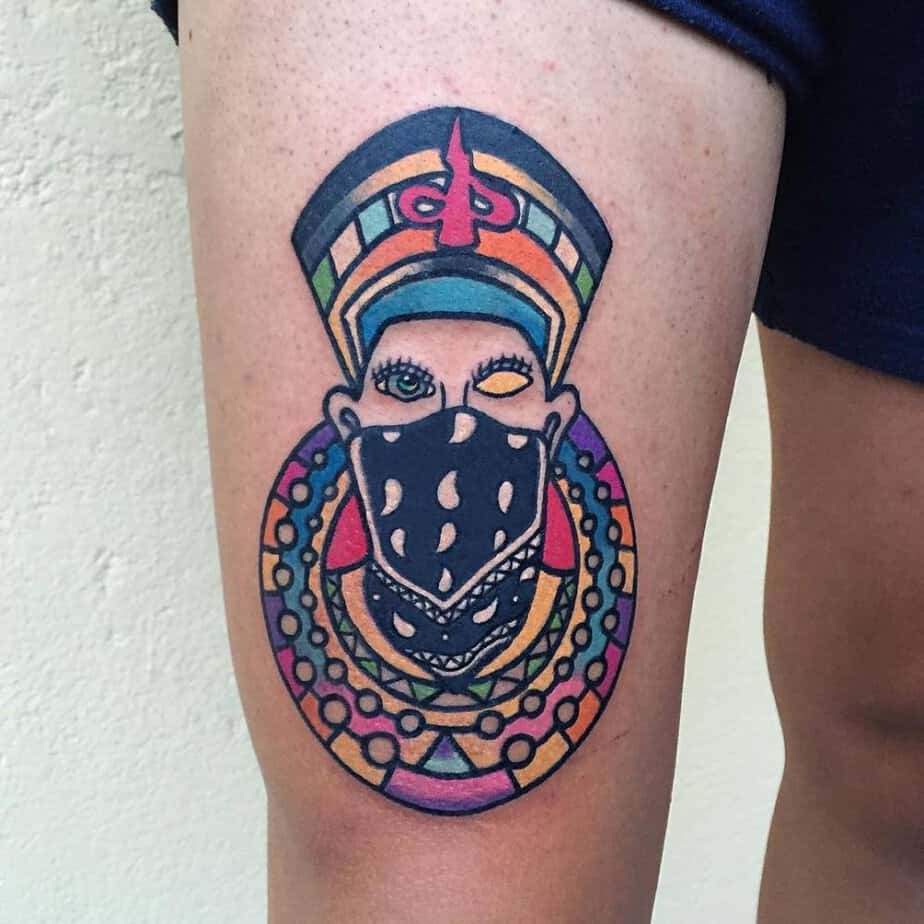 20 Stunning Nefertiti Tattoo Designs That Are Fit For A Queen