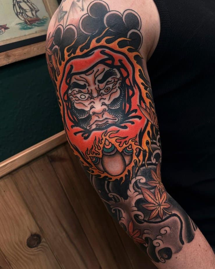 20 Fascinating Daruma Tattoo Ideas To Attract Good Luck