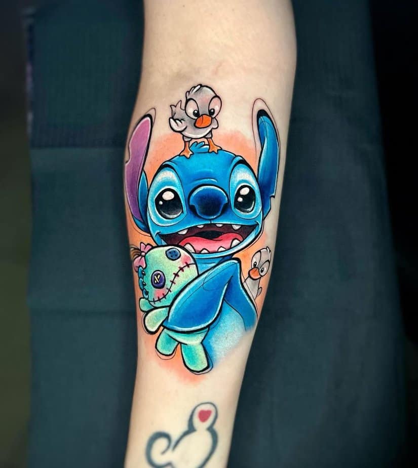 20 Adorable Stitch Tattoo Ideas To Warm Your Heart