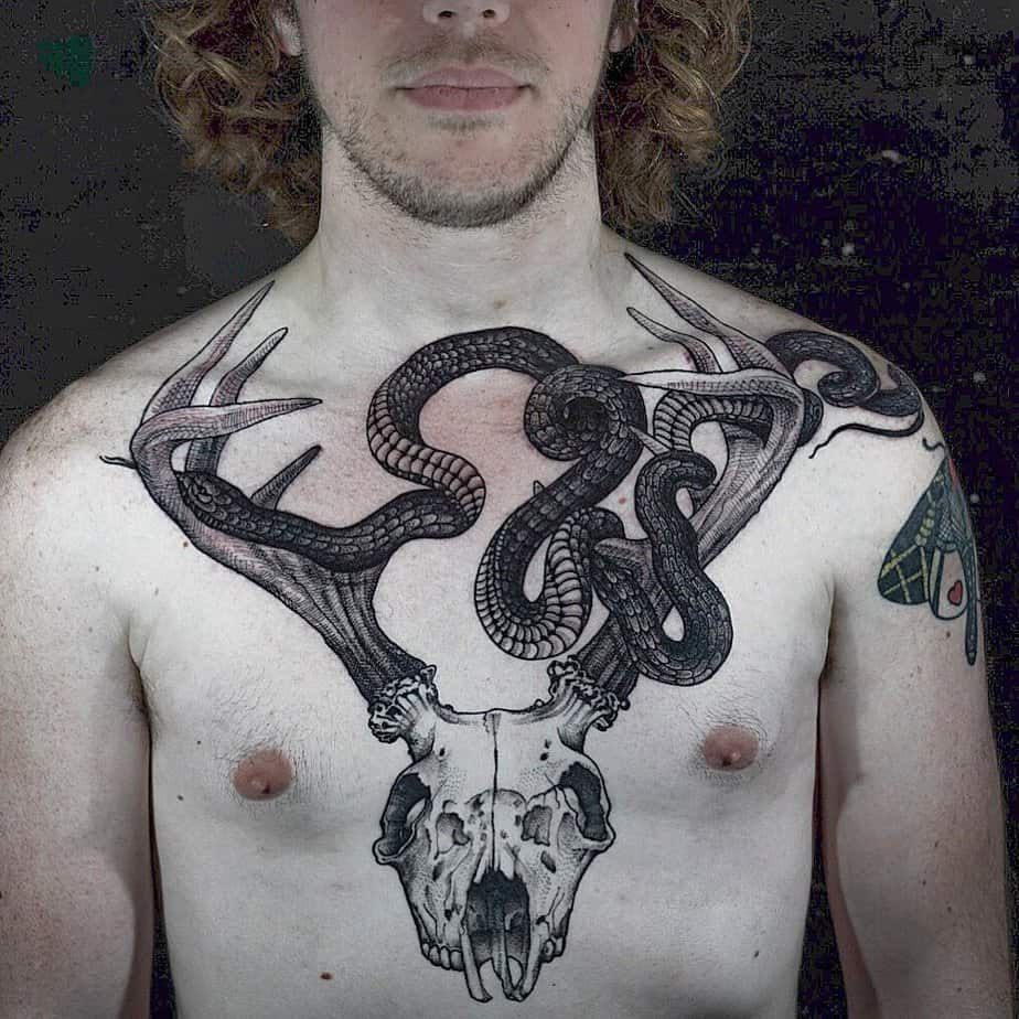Snakes and skulls