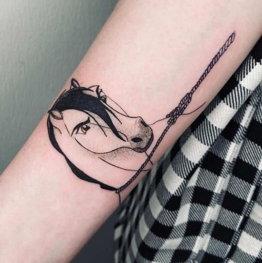 18. Cartoon-style horse