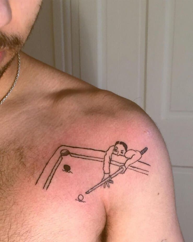 20 Game-Changing Billiards Tattoo Ideas For Table Titans