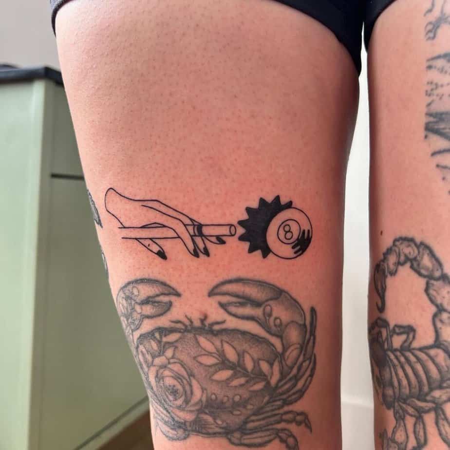 20 Game-Changing Billiards Tattoo Ideas For Table Titans